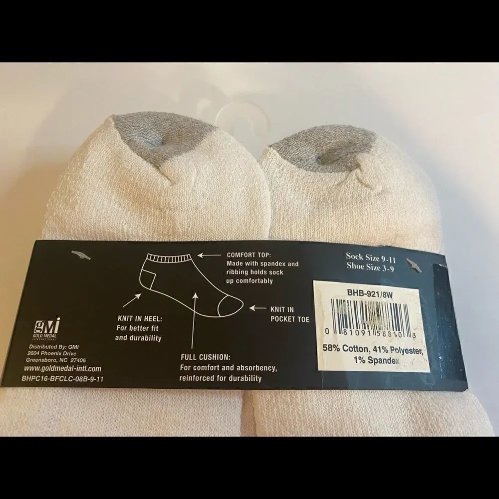 Beverly Hills Polo Club Boys 8 pair Low Cut Socks
